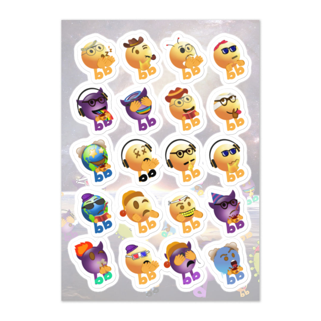 Megabb Buddy Stickers - Emojibb