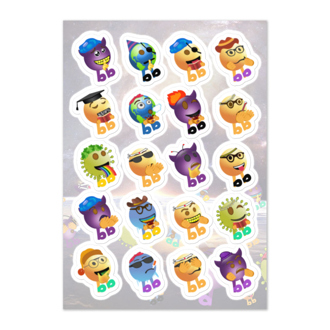 Megabb Buddy Stickers - Emojibb