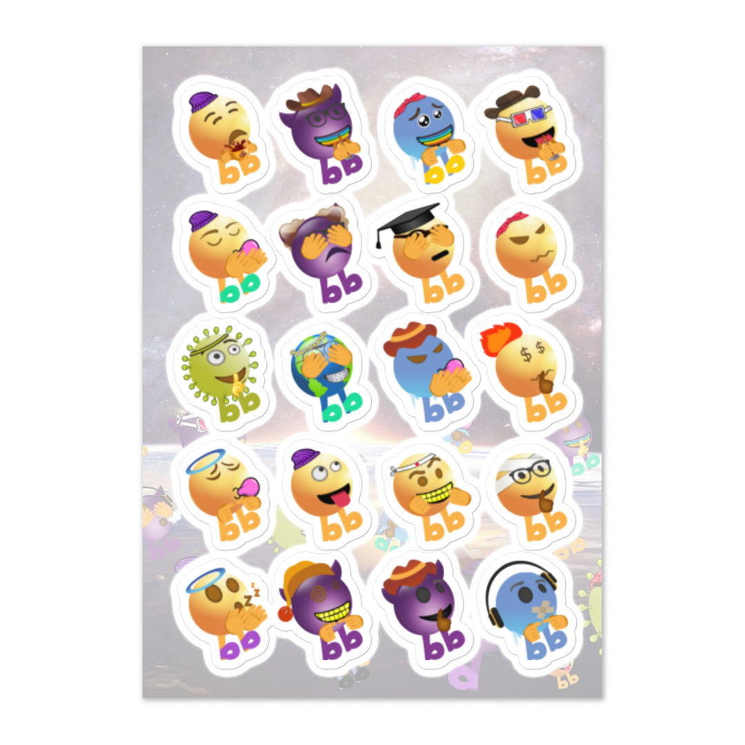 Megabb Buddy Stickers - Emojibb