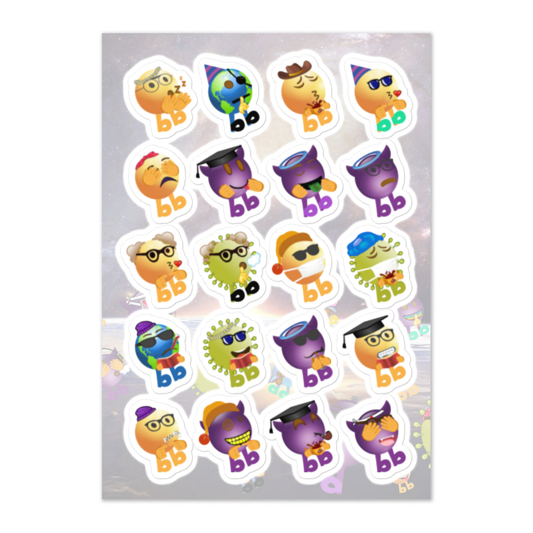 Megabb Buddy Stickers - Emojibb