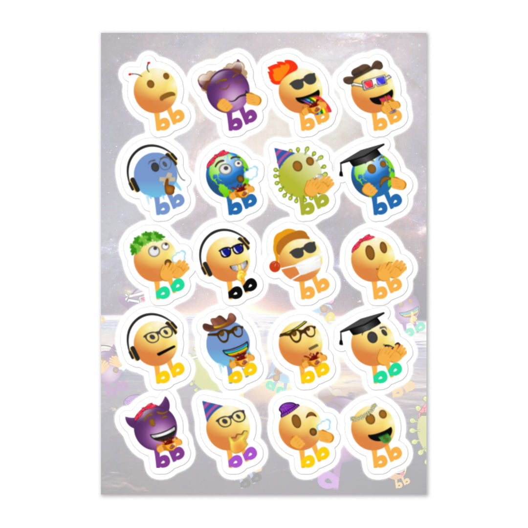 Megabb Buddy Stickers - Emojibb