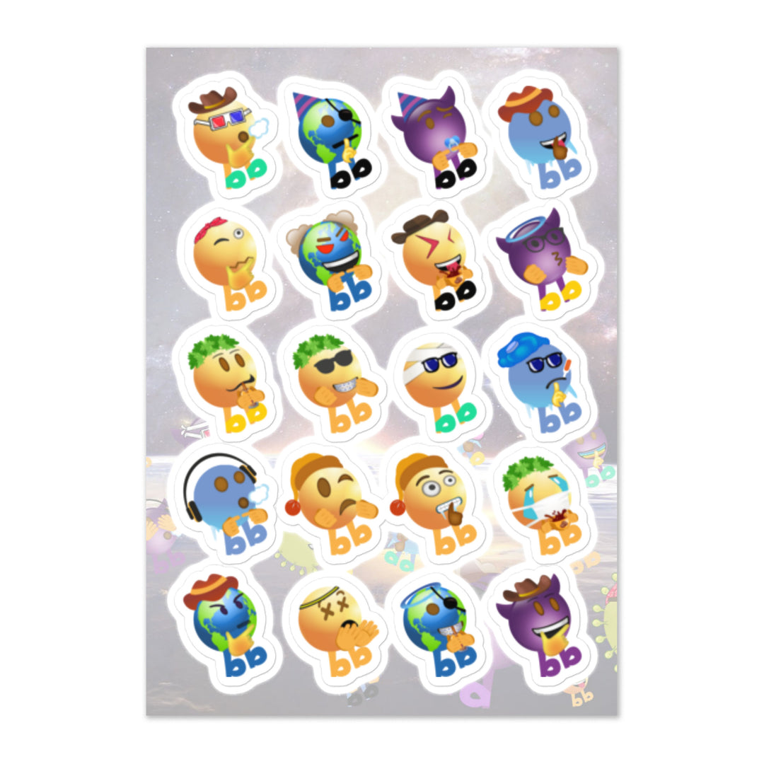 Megabb Buddy Stickers - Emojibb