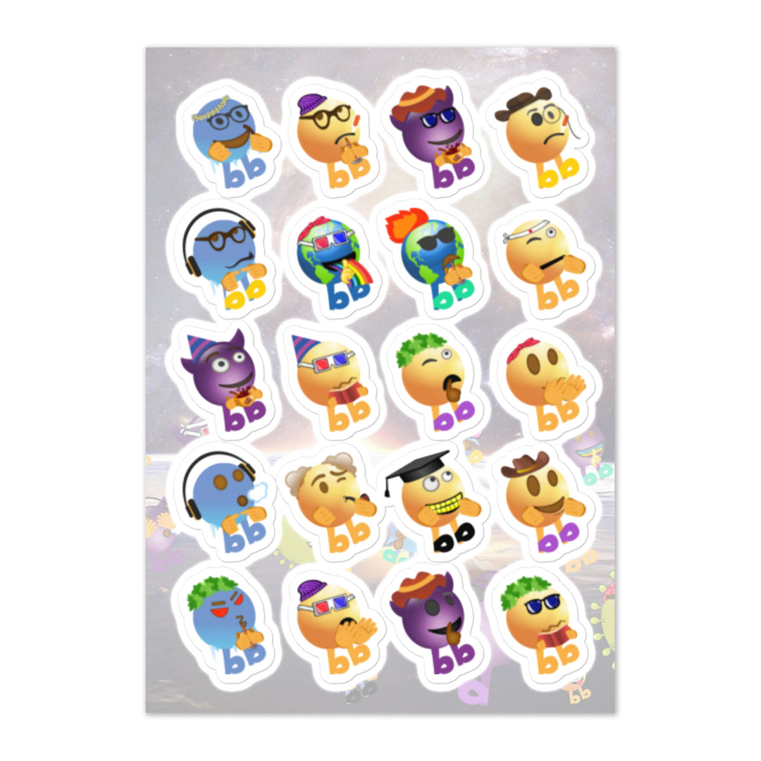 Megabb Buddy Stickers - Emojibb