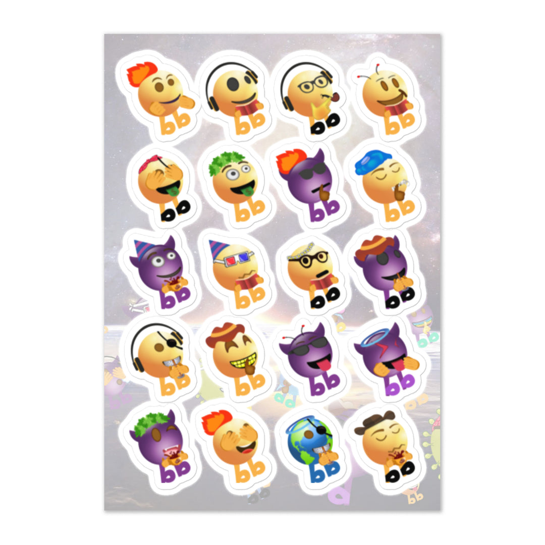 Megabb Buddy Stickers - Emojibb