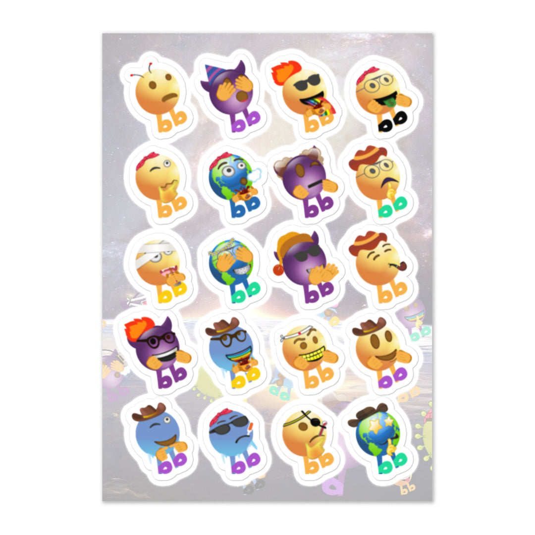 Megabb Buddy Stickers - Emojibb