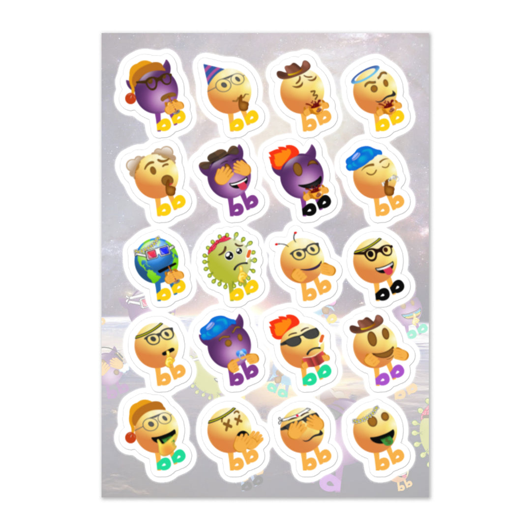 Megabb Buddy Stickers - Emojibb