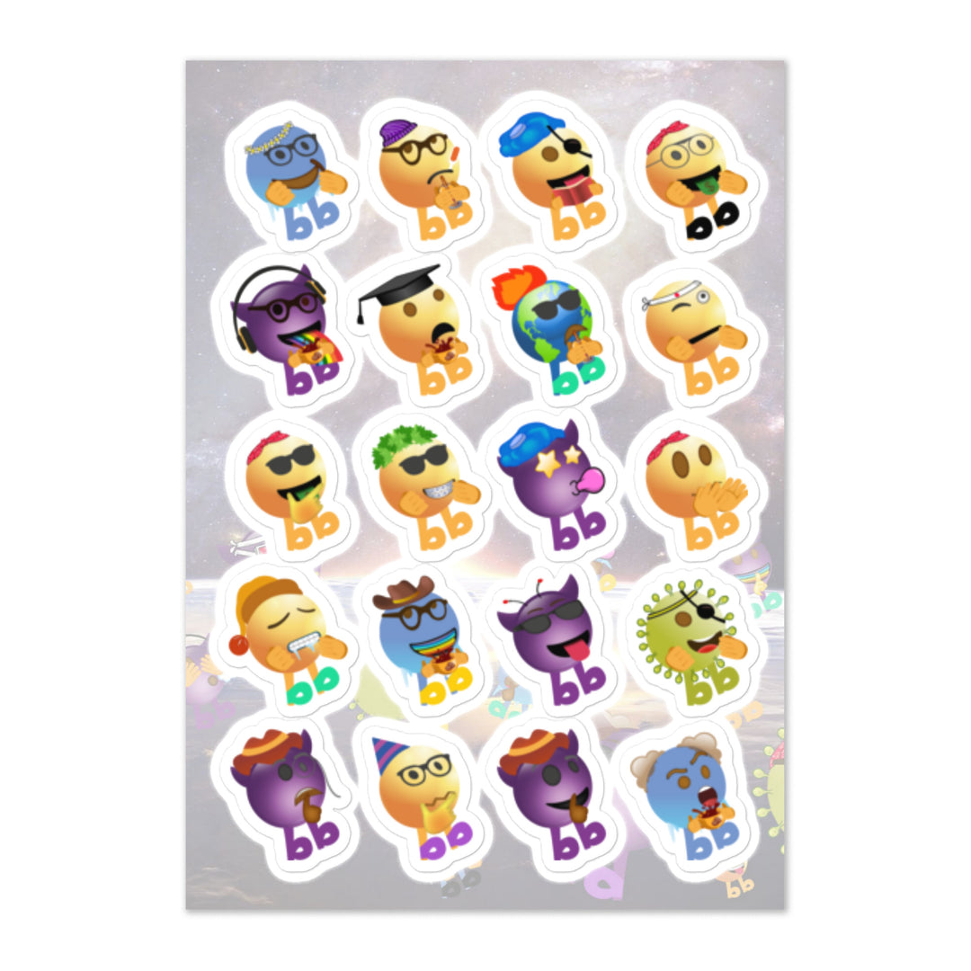 Megabb Buddy Stickers - Emojibb
