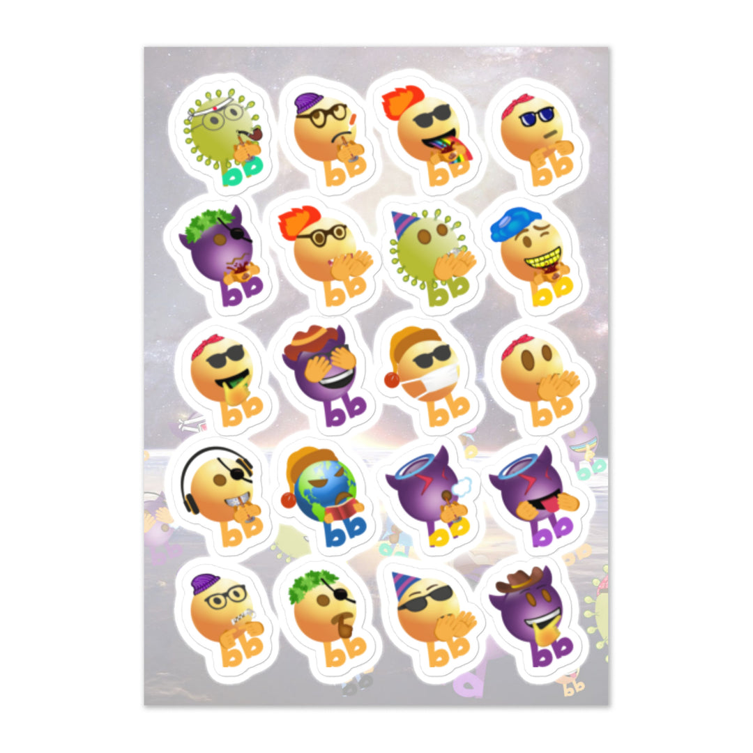 Megabb Buddy Stickers - Emojibb