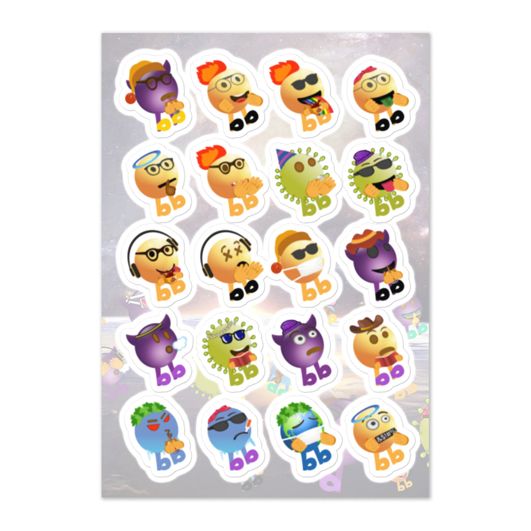 Megabb Buddy Stickers - Emojibb