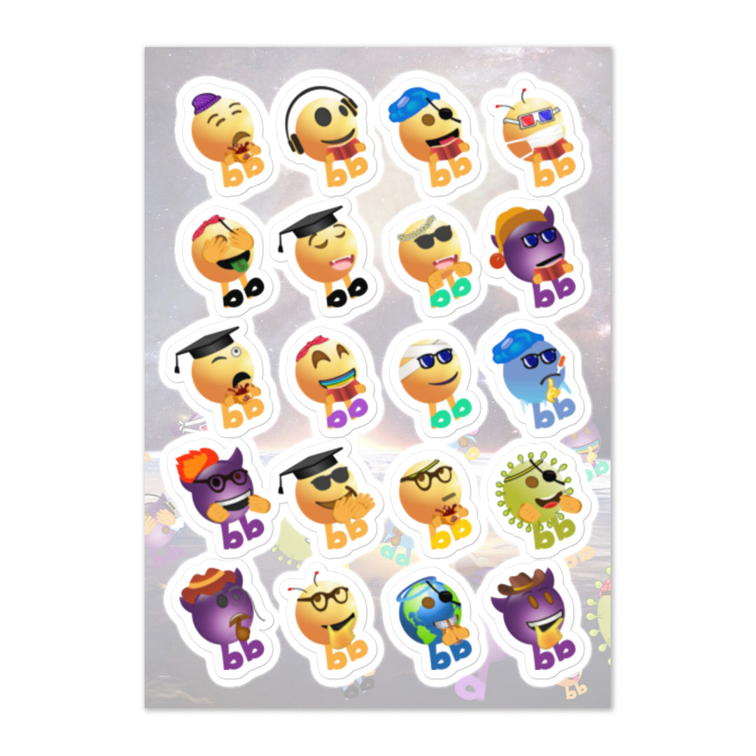Megabb Buddy Stickers - Emojibb