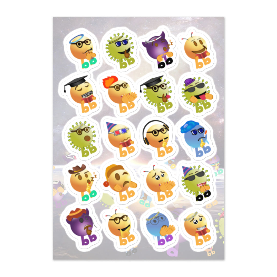 Megabb Buddy Stickers - Emojibb