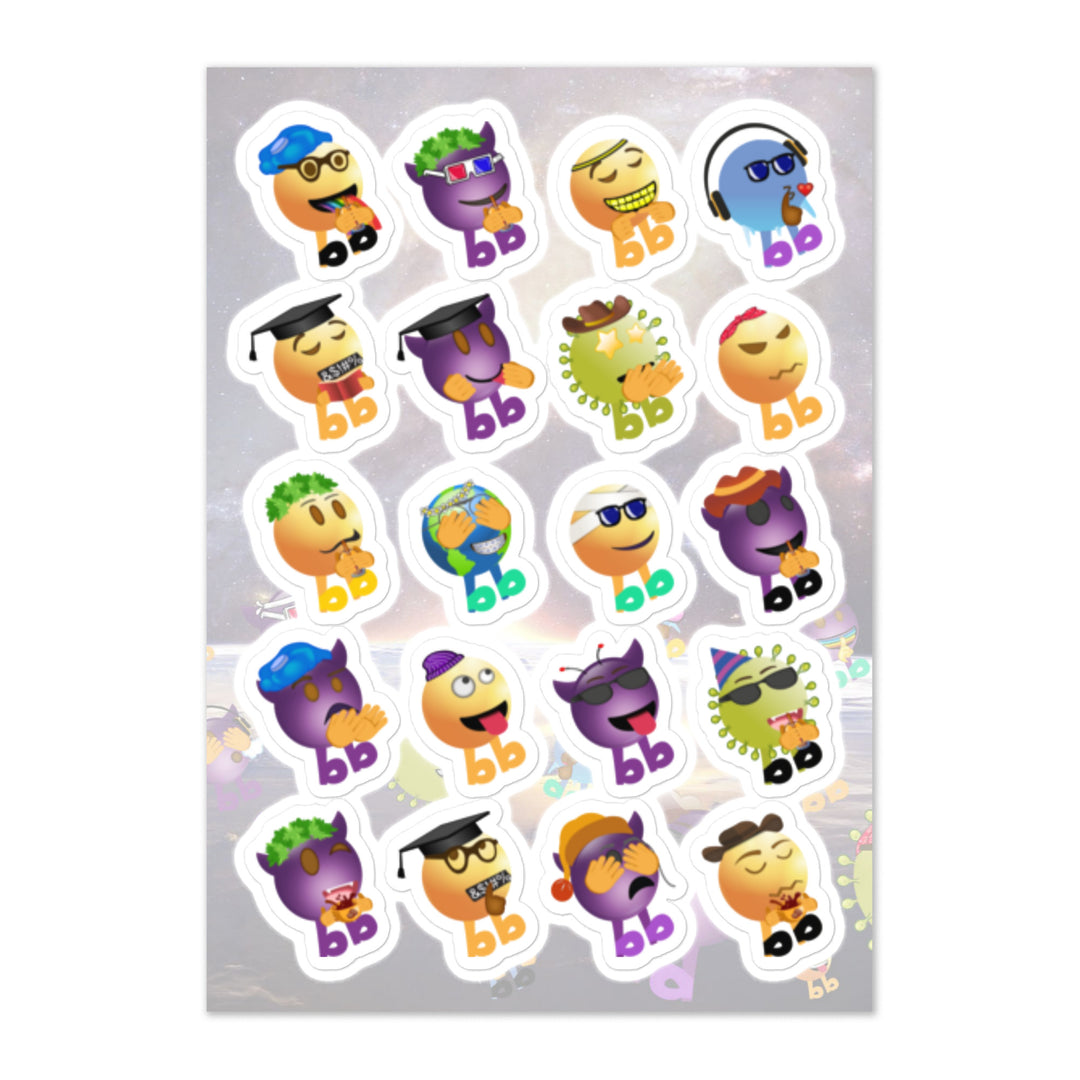 Megabb Buddy Stickers - Emojibb