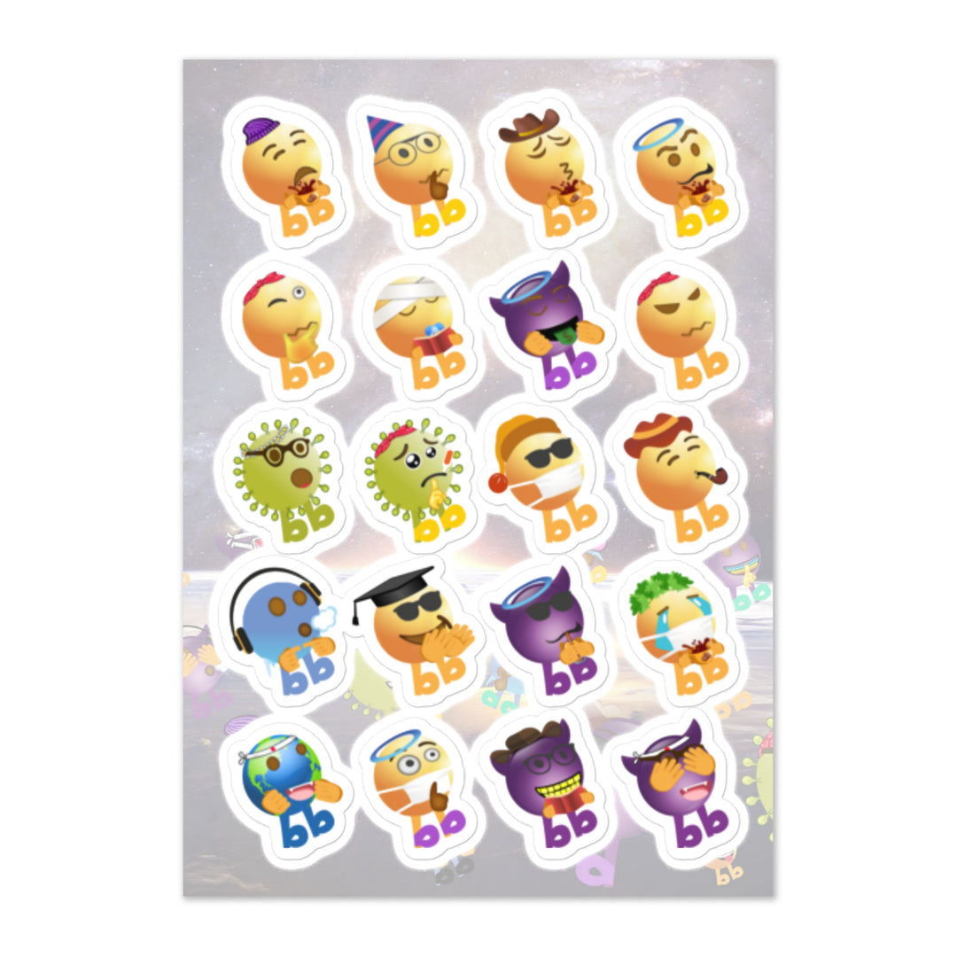 Megabb Buddy Stickers - Emojibb