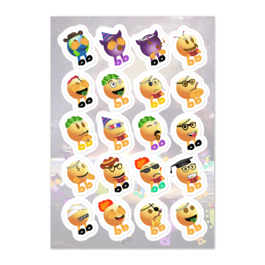 Megabb Buddy Stickers - Emojibb