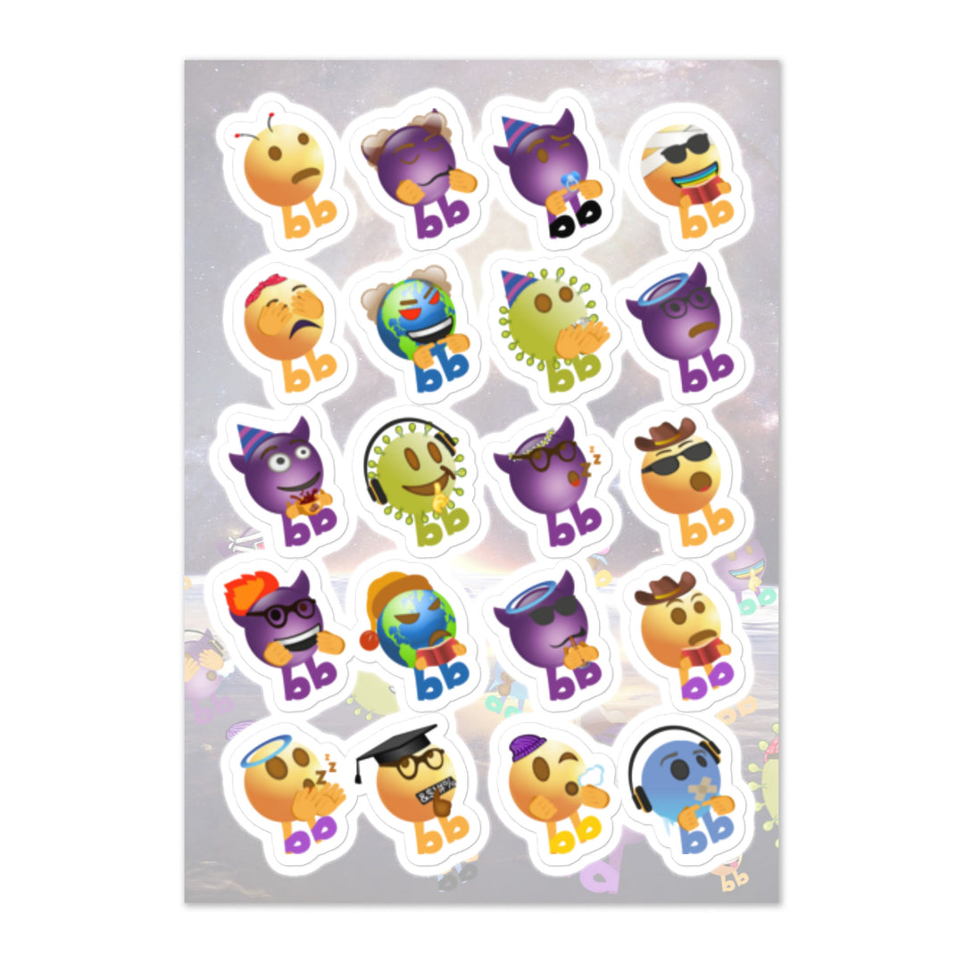 Megabb Buddy Stickers - Emojibb