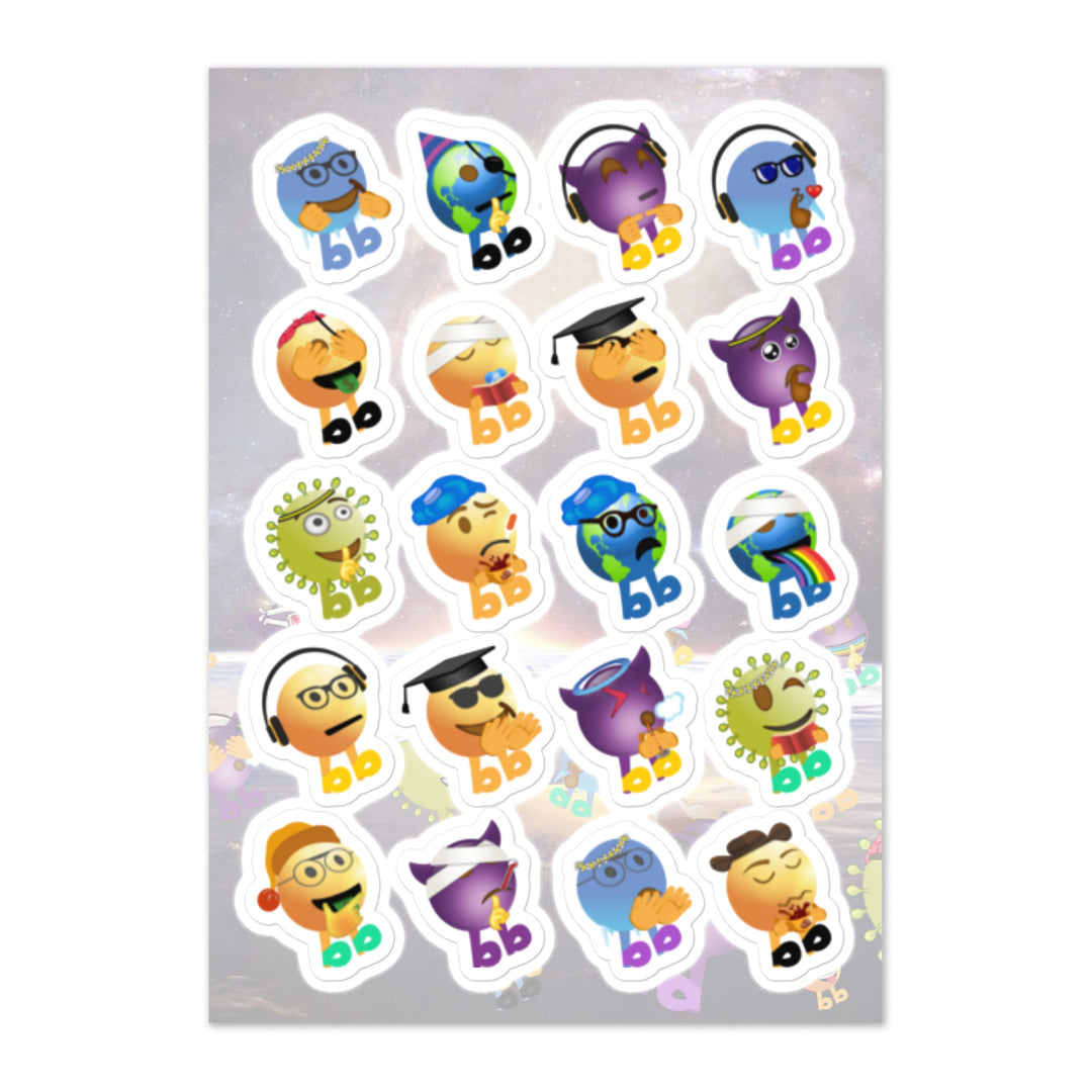 Megabb Buddy Stickers - Emojibb