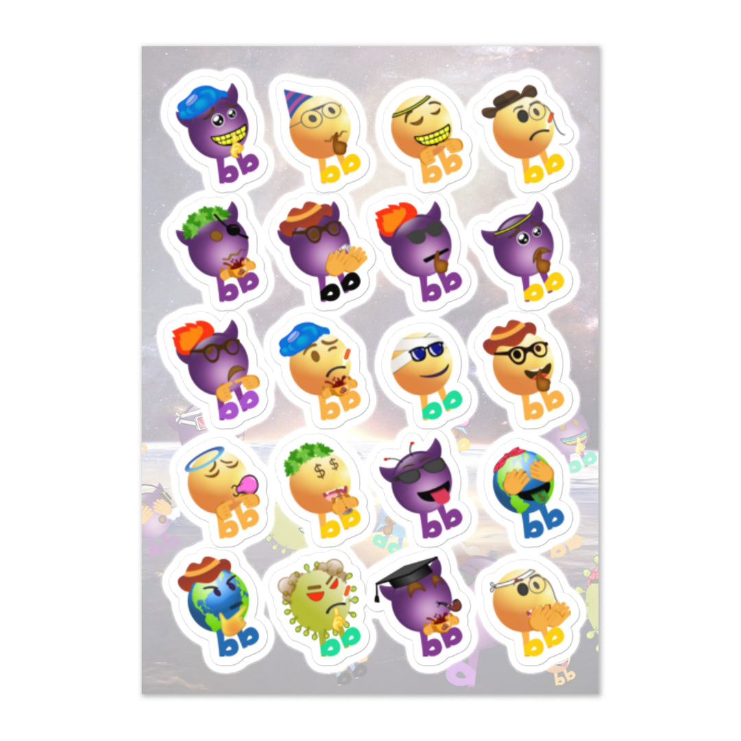 Megabb Buddy Stickers - Emojibb