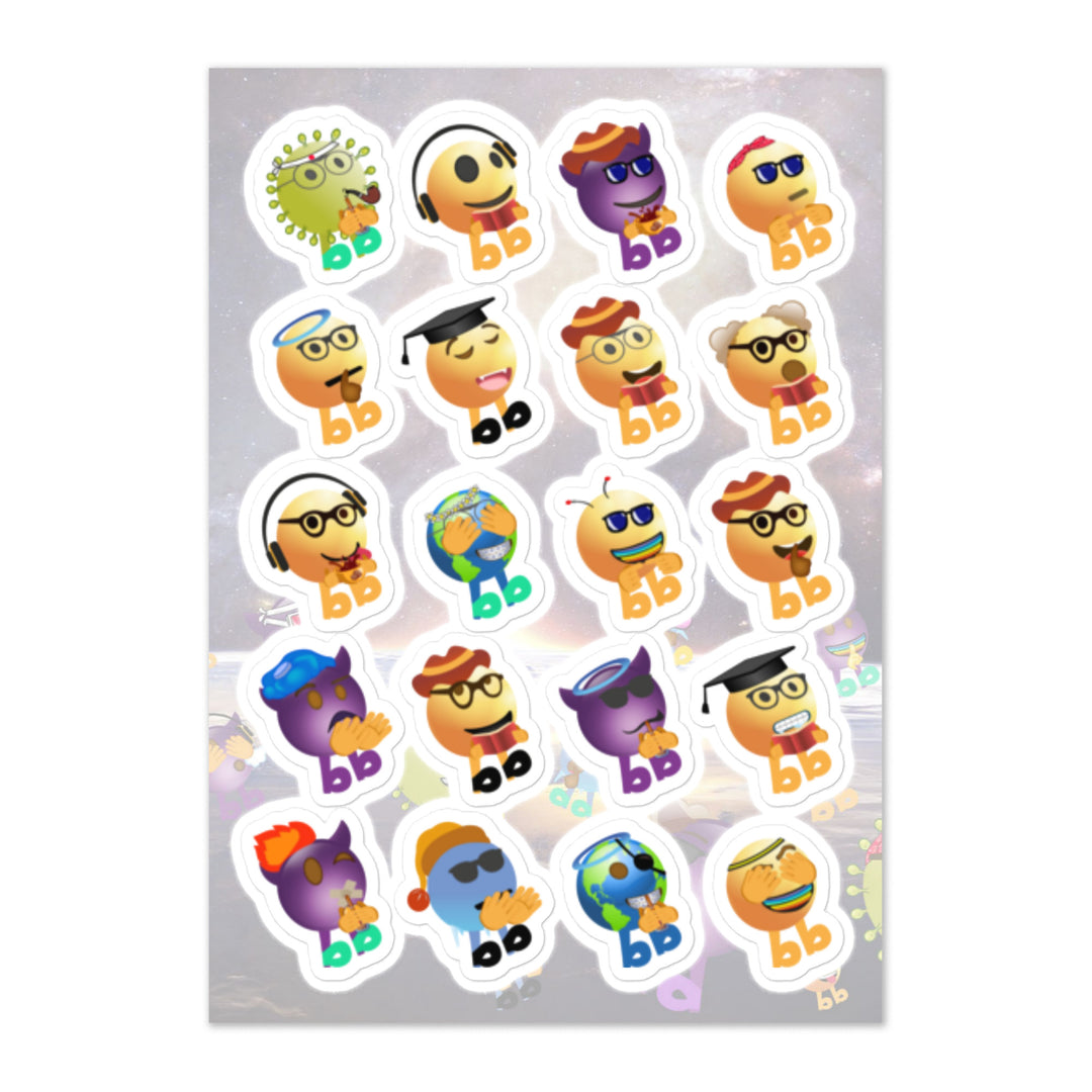 Megabb Buddy Stickers - Emojibb