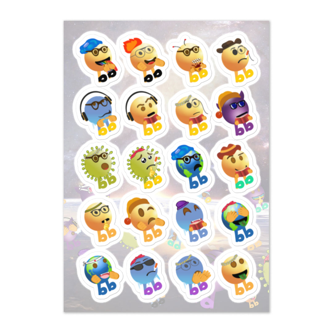 Megabb Buddy Stickers - Emojibb