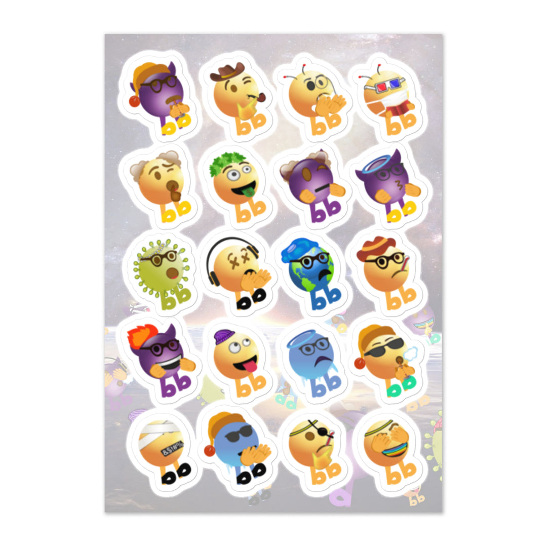 Megabb Buddy Stickers - Emojibb