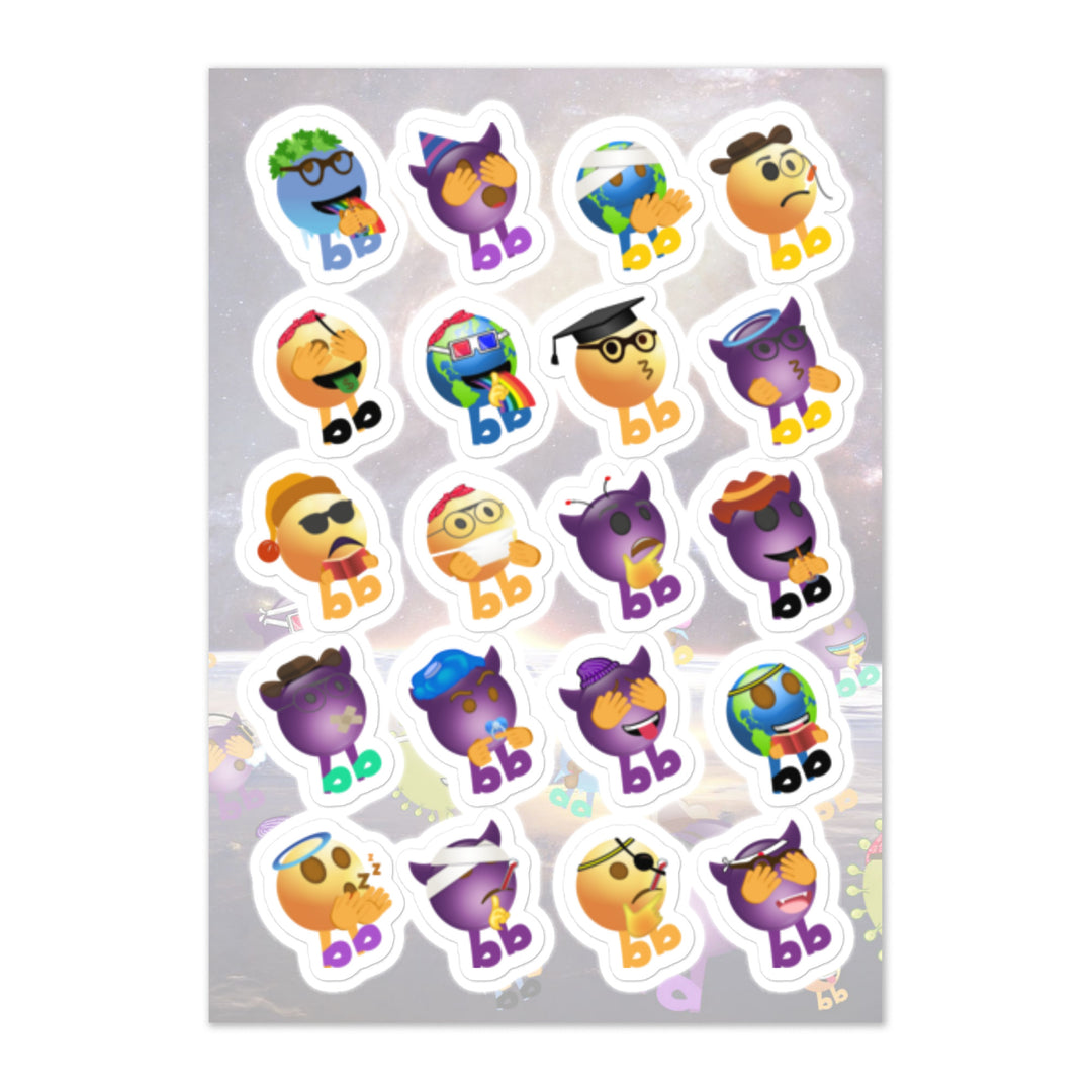 Megabb Buddy Stickers - Emojibb