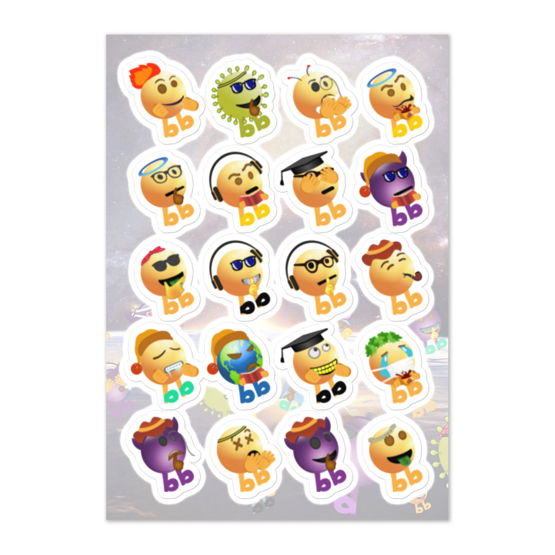 Megabb Buddy Stickers - Emojibb