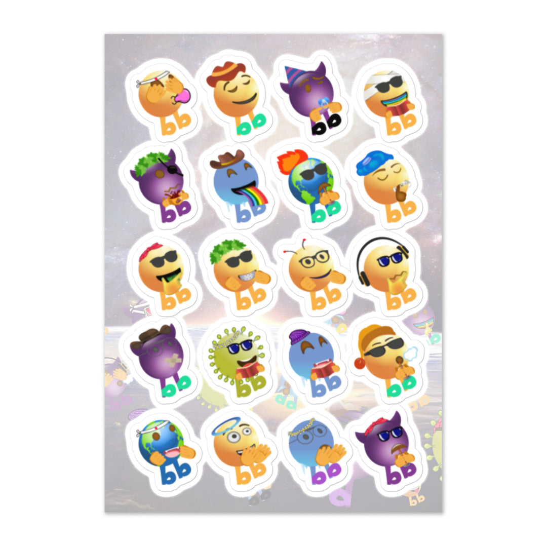 Megabb Buddy Stickers - Emojibb