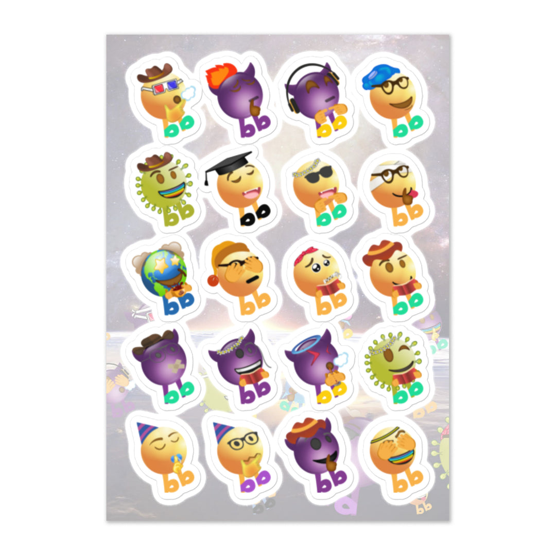 Megabb Buddy Stickers - Emojibb