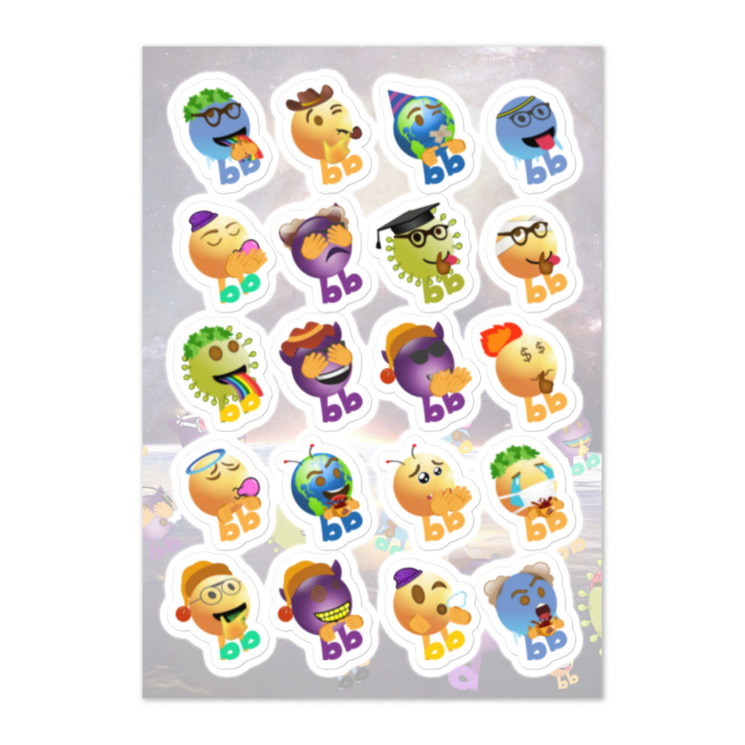 Megabb Buddy Stickers - Emojibb