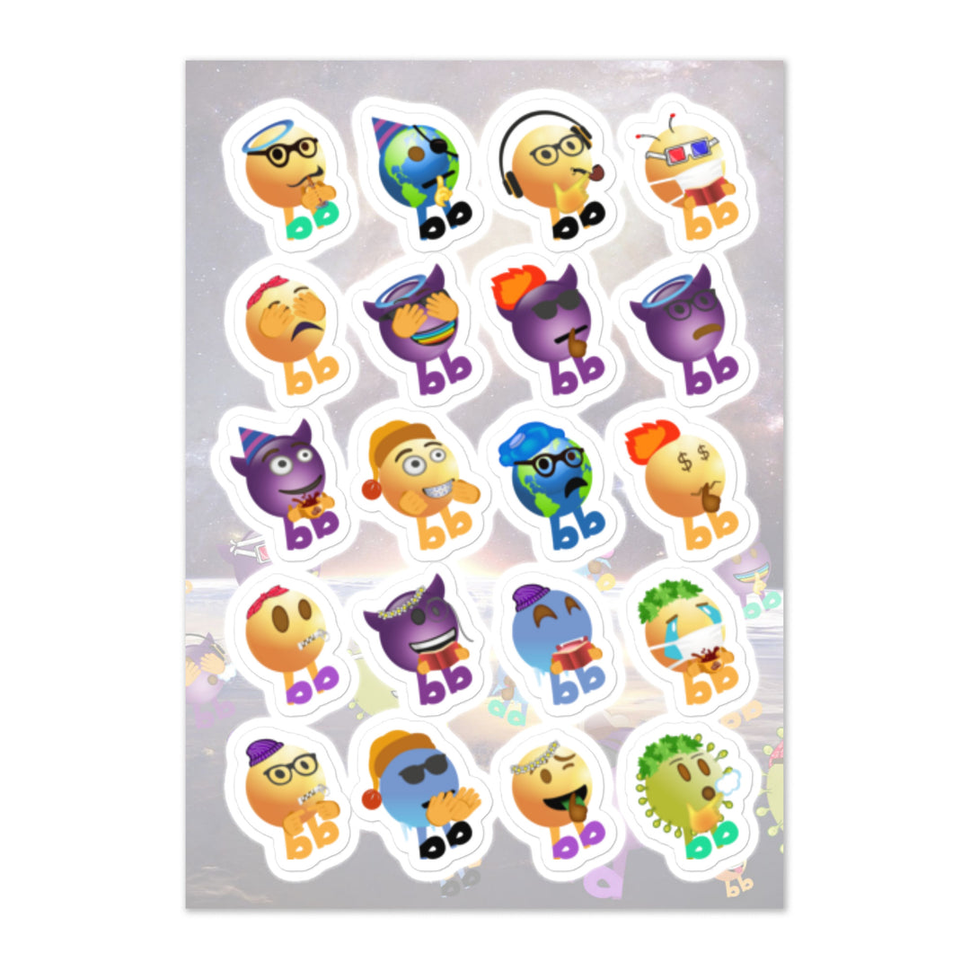 Megabb Buddy Stickers - Emojibb
