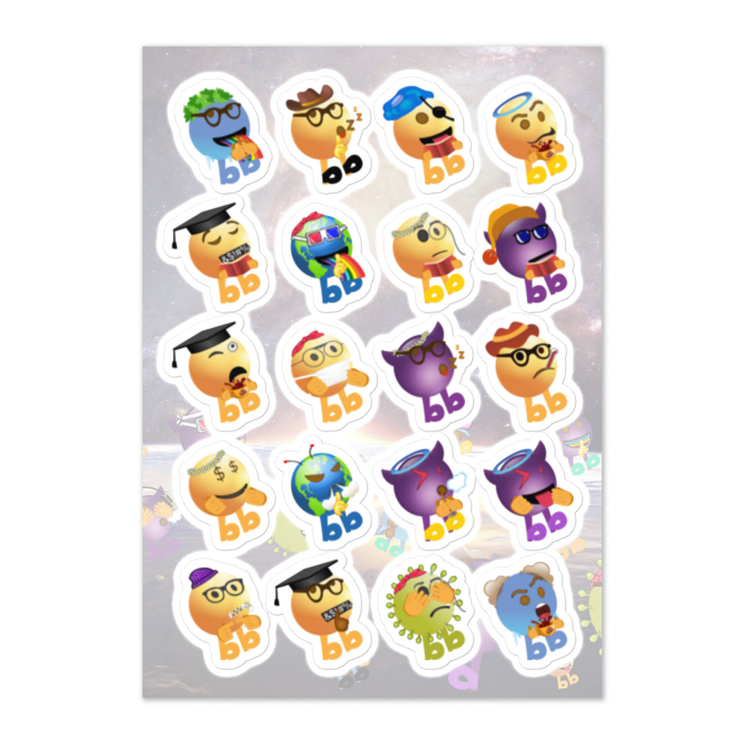 Megabb Buddy Stickers - Emojibb