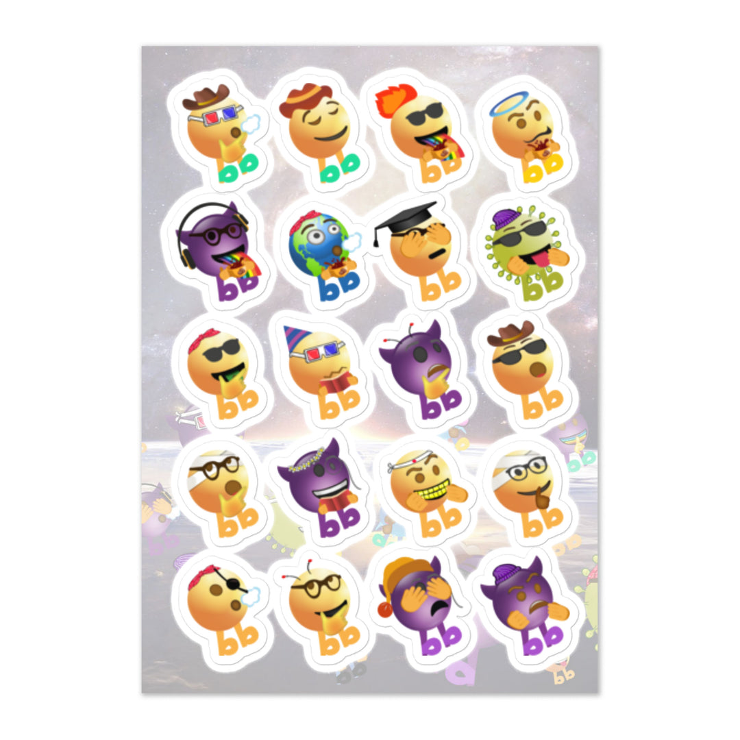 Megabb Buddy Stickers - Emojibb