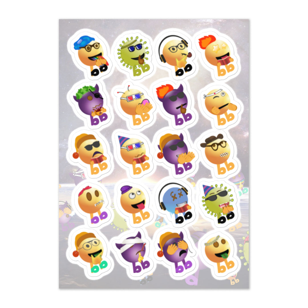 Megabb Buddy Stickers - Emojibb
