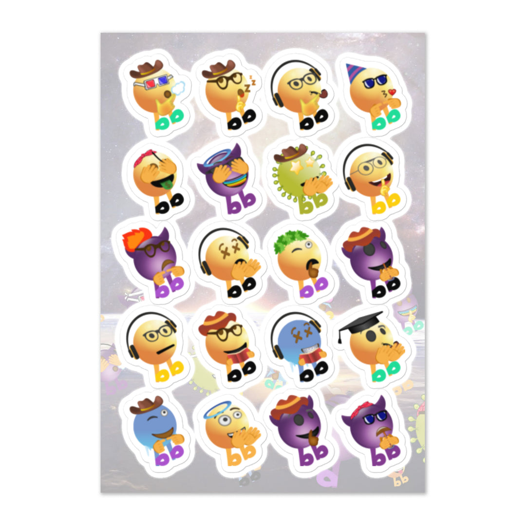 Megabb Buddy Stickers - Emojibb