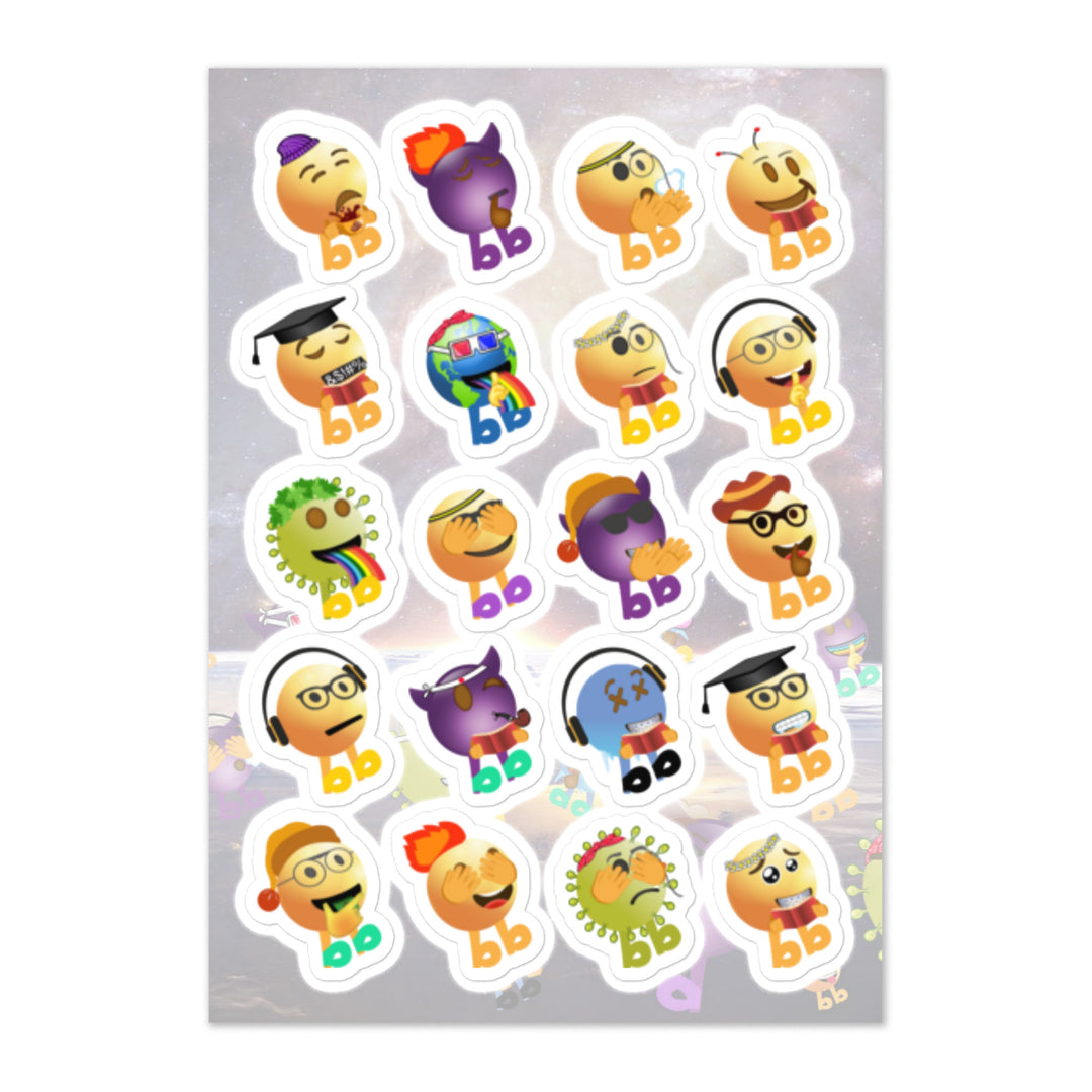 Megabb Buddy Stickers - Emojibb