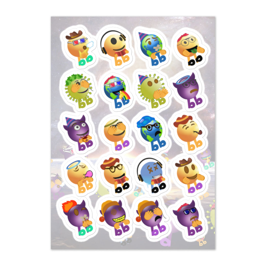 Megabb Buddy Stickers - Emojibb