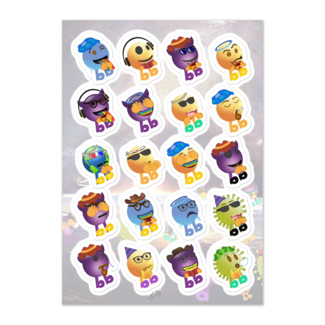 Megabb Buddy Stickers - Emojibb