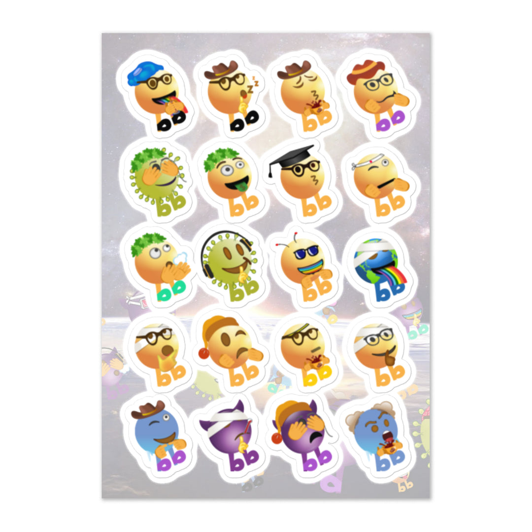 Megabb Buddy Stickers - Emojibb
