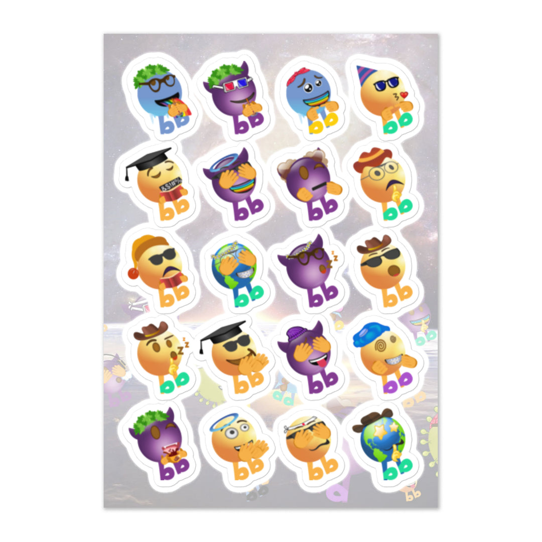 Megabb Buddy Stickers - Emojibb