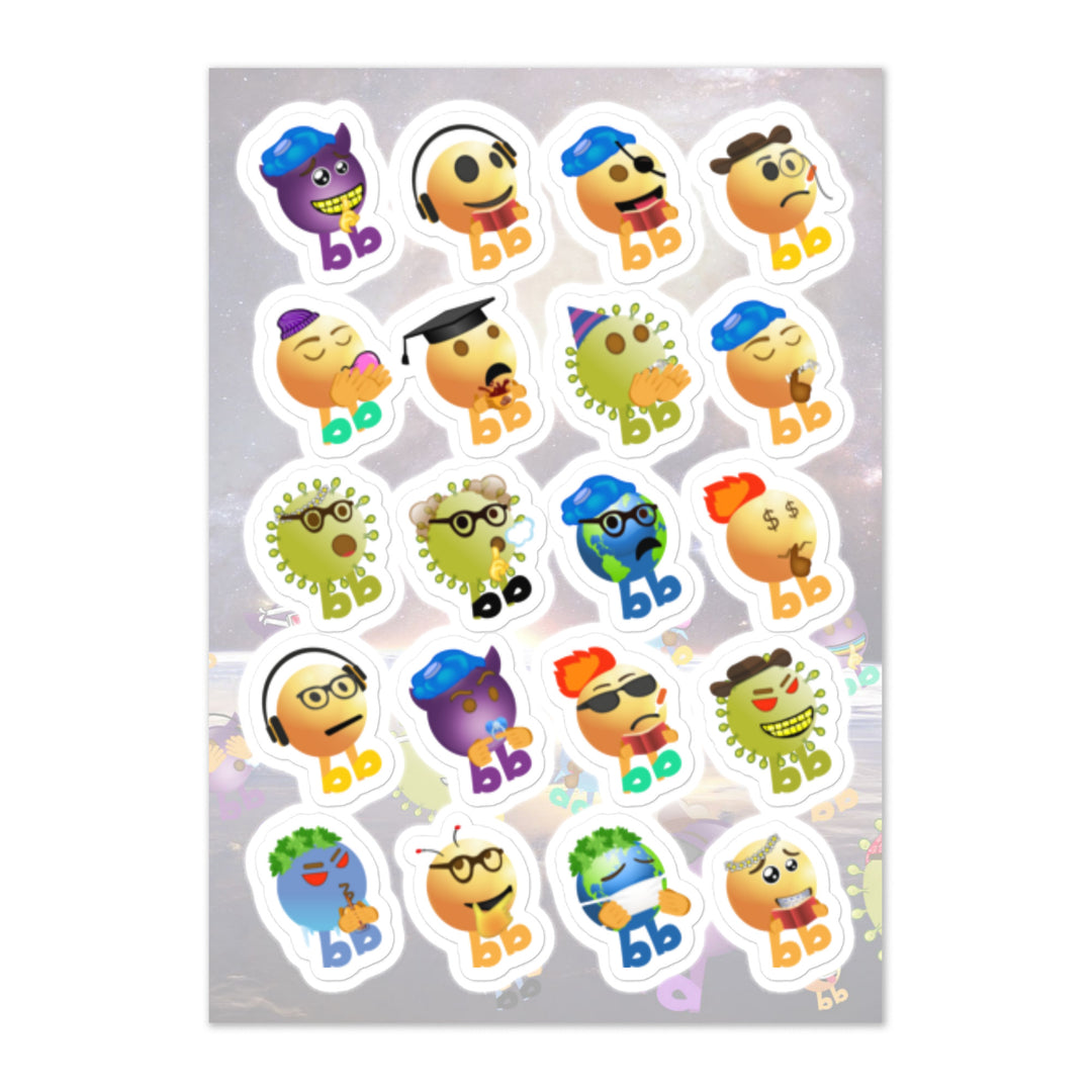 Megabb Buddy Stickers - Emojibb