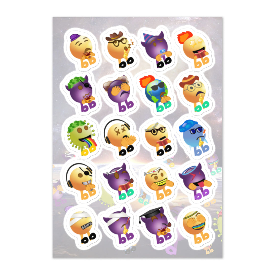Megabb Buddy Stickers - Emojibb