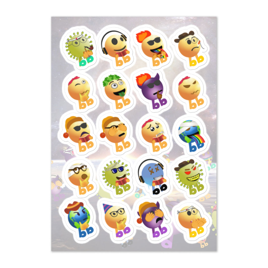 Megabb Buddy Stickers - Emojibb