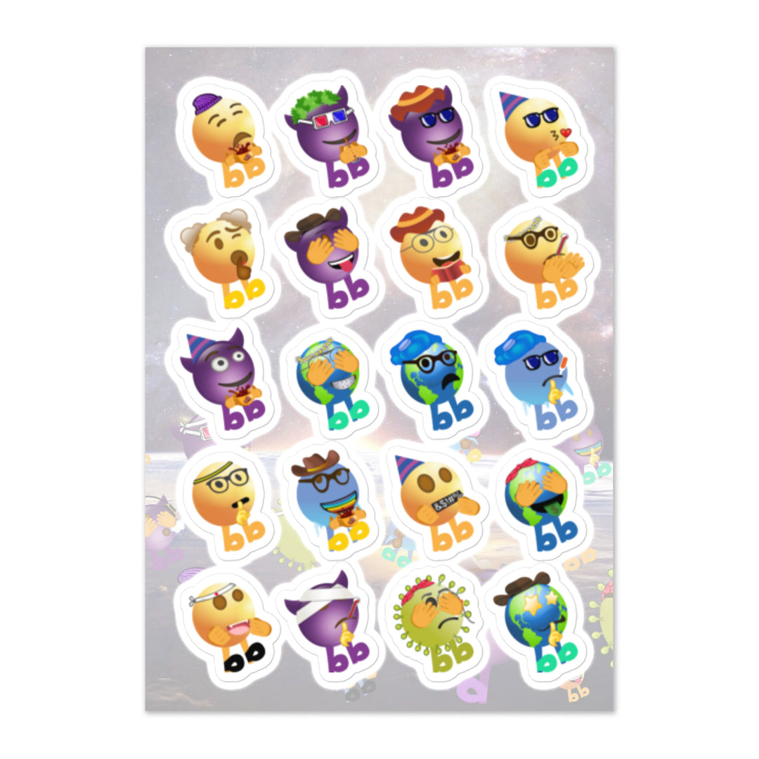 Megabb Buddy Stickers - Emojibb