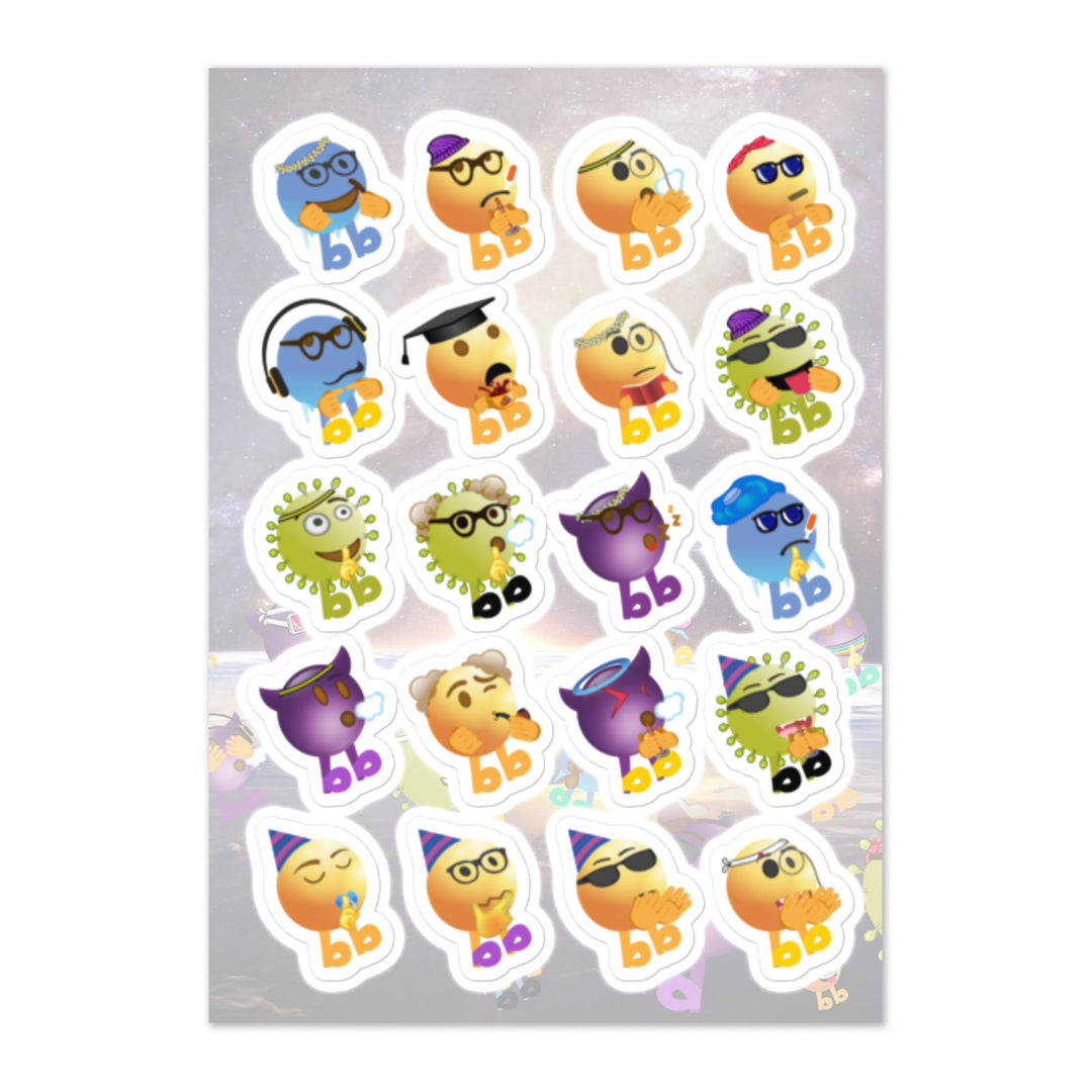 Megabb Buddy Stickers - Emojibb