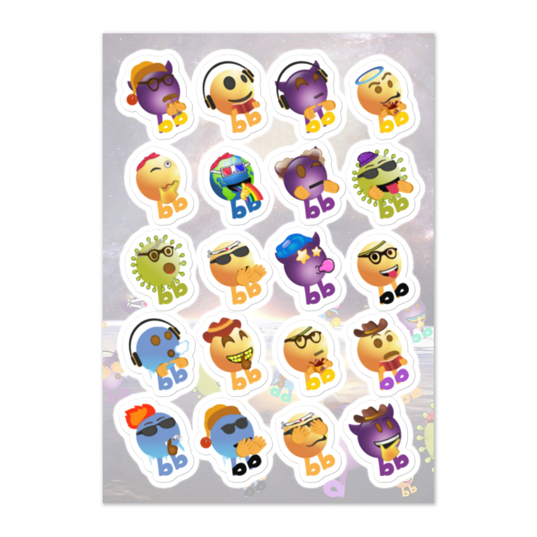 Megabb Buddy Stickers - Emojibb