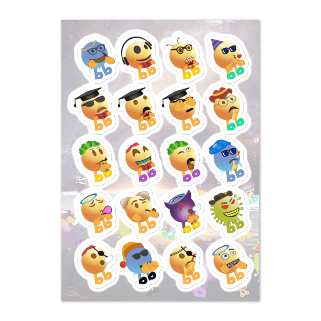 Megabb Buddy Stickers - Emojibb