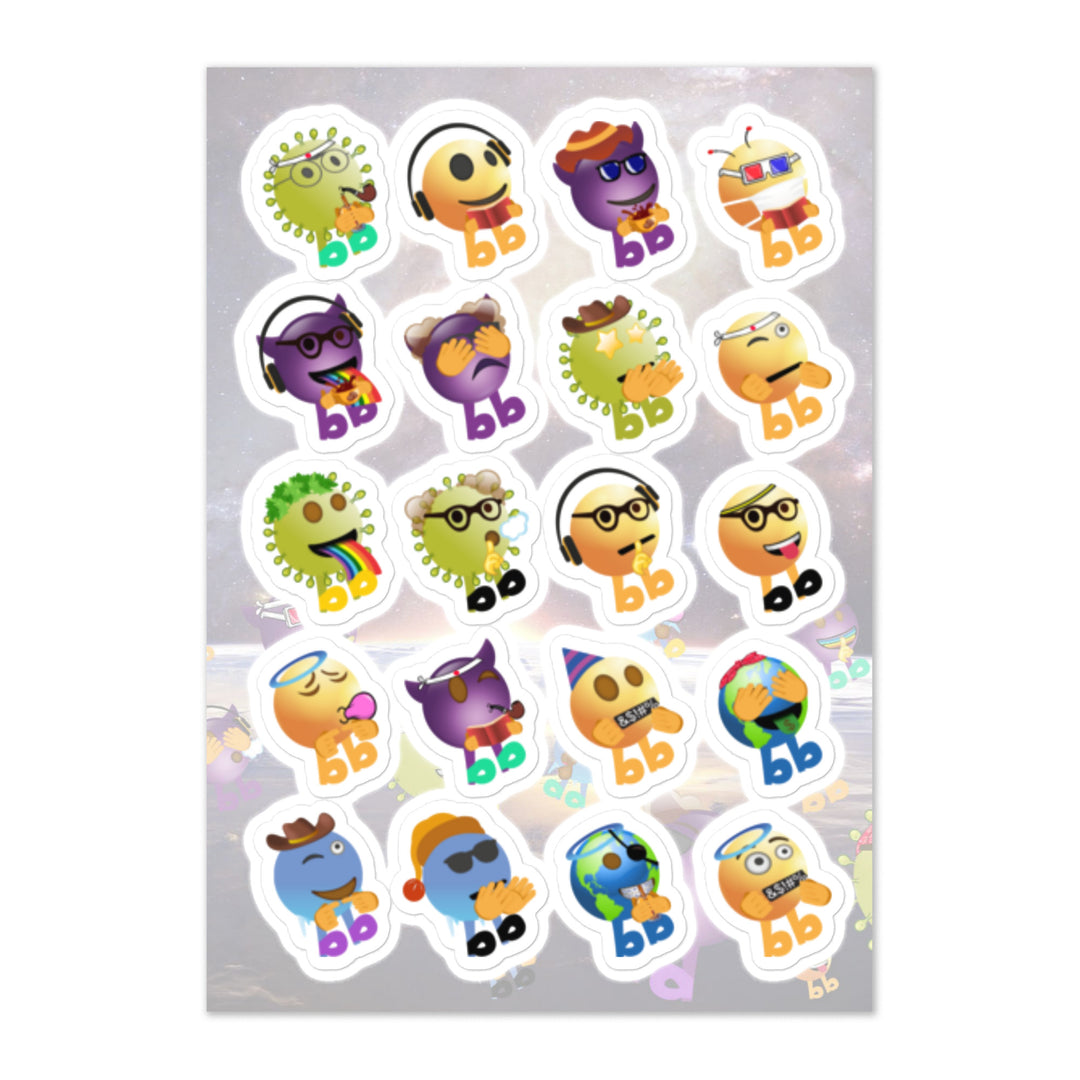 Megabb Buddy Stickers - Emojibb