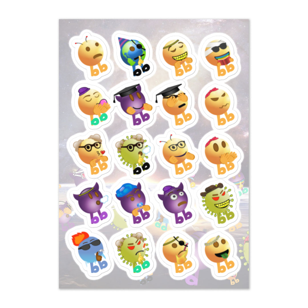 Megabb Buddy Stickers - Emojibb