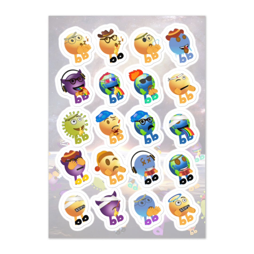 Megabb Buddy Stickers - Emojibb
