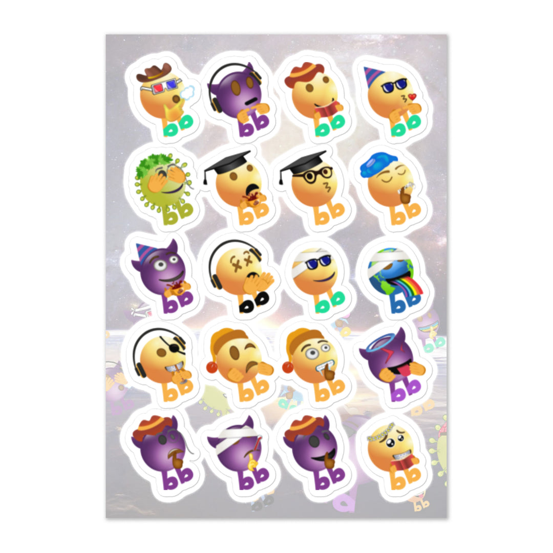 Megabb Buddy Stickers - Emojibb
